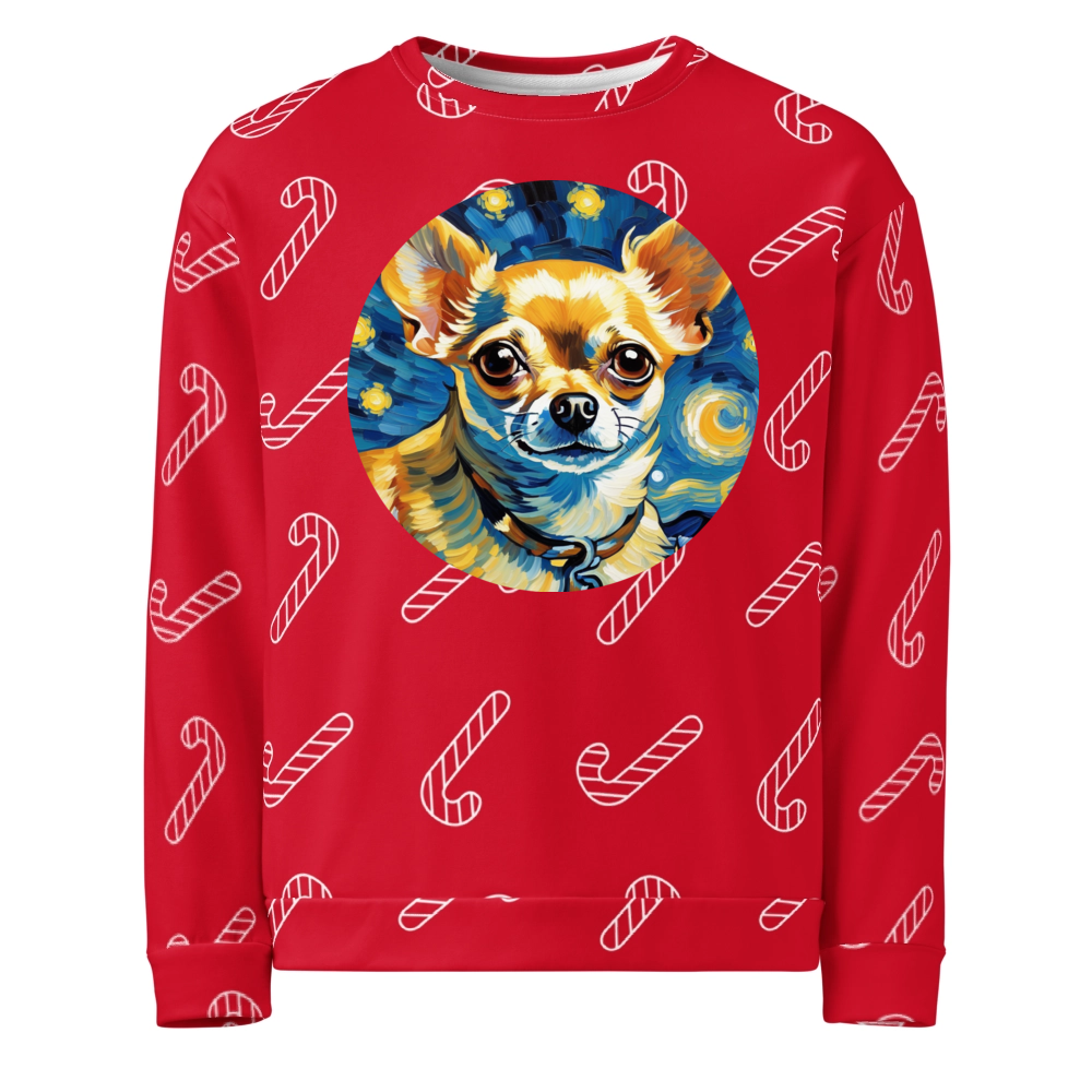 PugMug Custom Chihuahua Ugly Christmas Sweatshirt