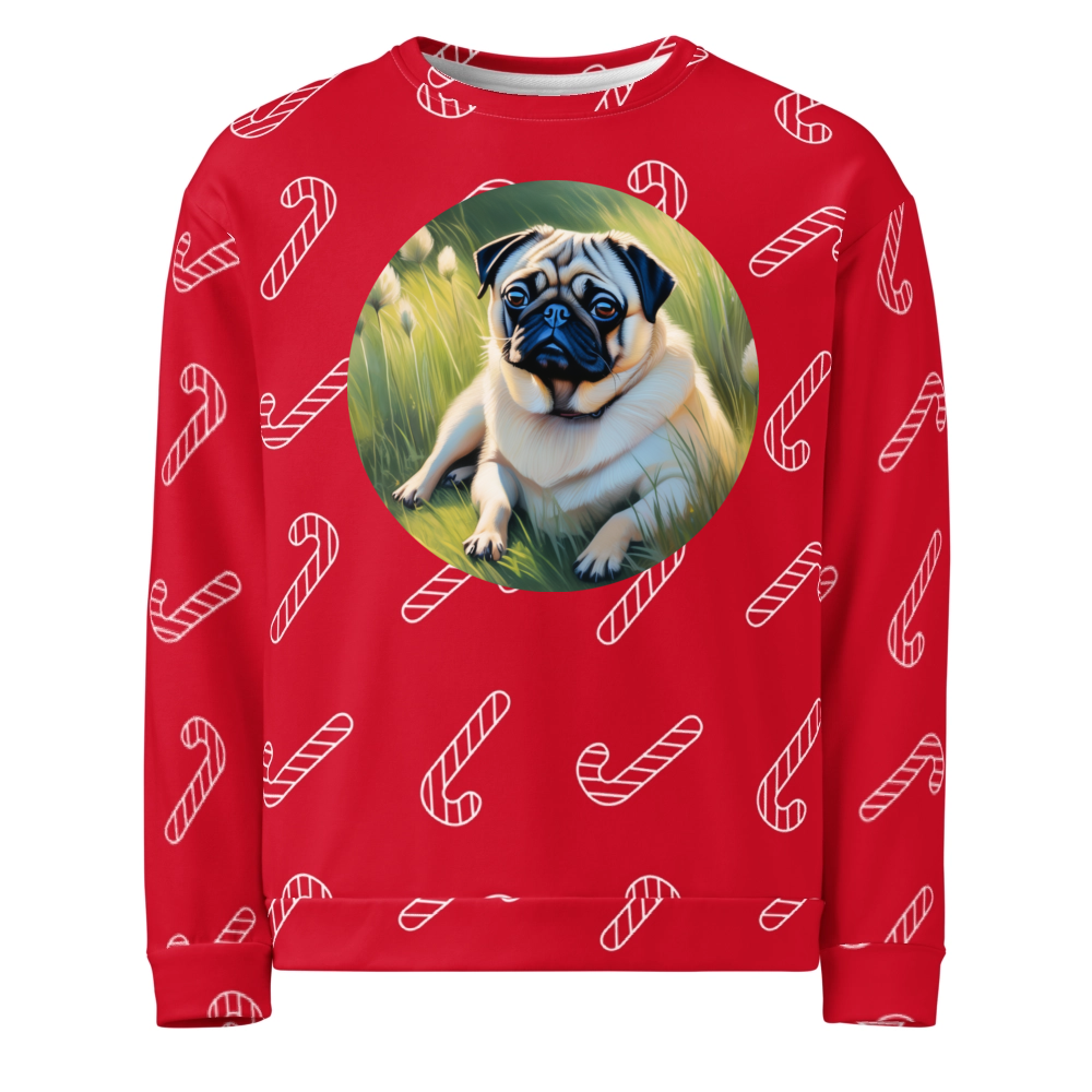 PugMug Custom Pug Ugly Christmas Sweatshirt