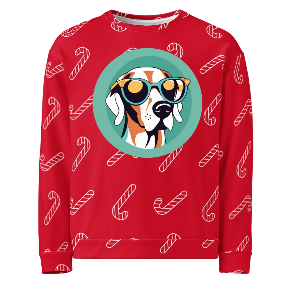 PugMug Custom Pointer Dog Ugly Christmas Sweatshirt