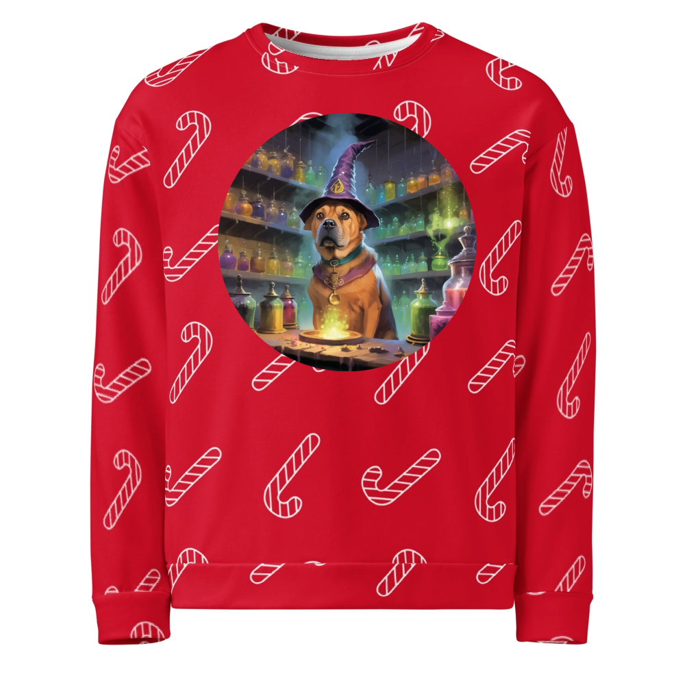 PugMug Custom Halina Ugly Christmas Sweatshirt