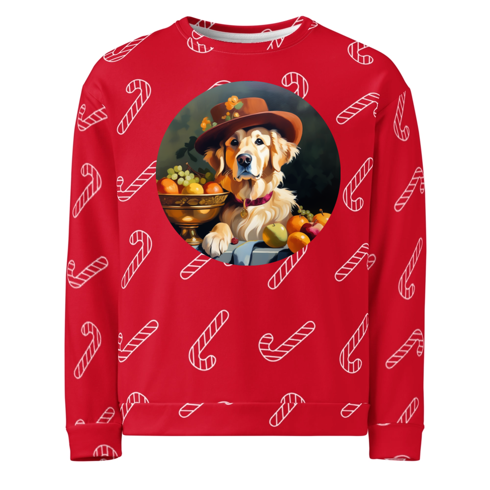 PugMug Custom Golden Retriever Ugly Christmas Sweatshirt