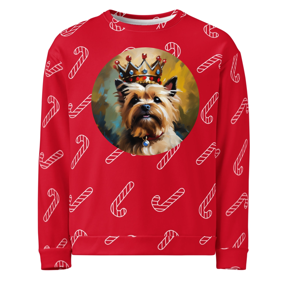 PugMug Custom Cairn Terrier Ugly Christmas Sweatshirt