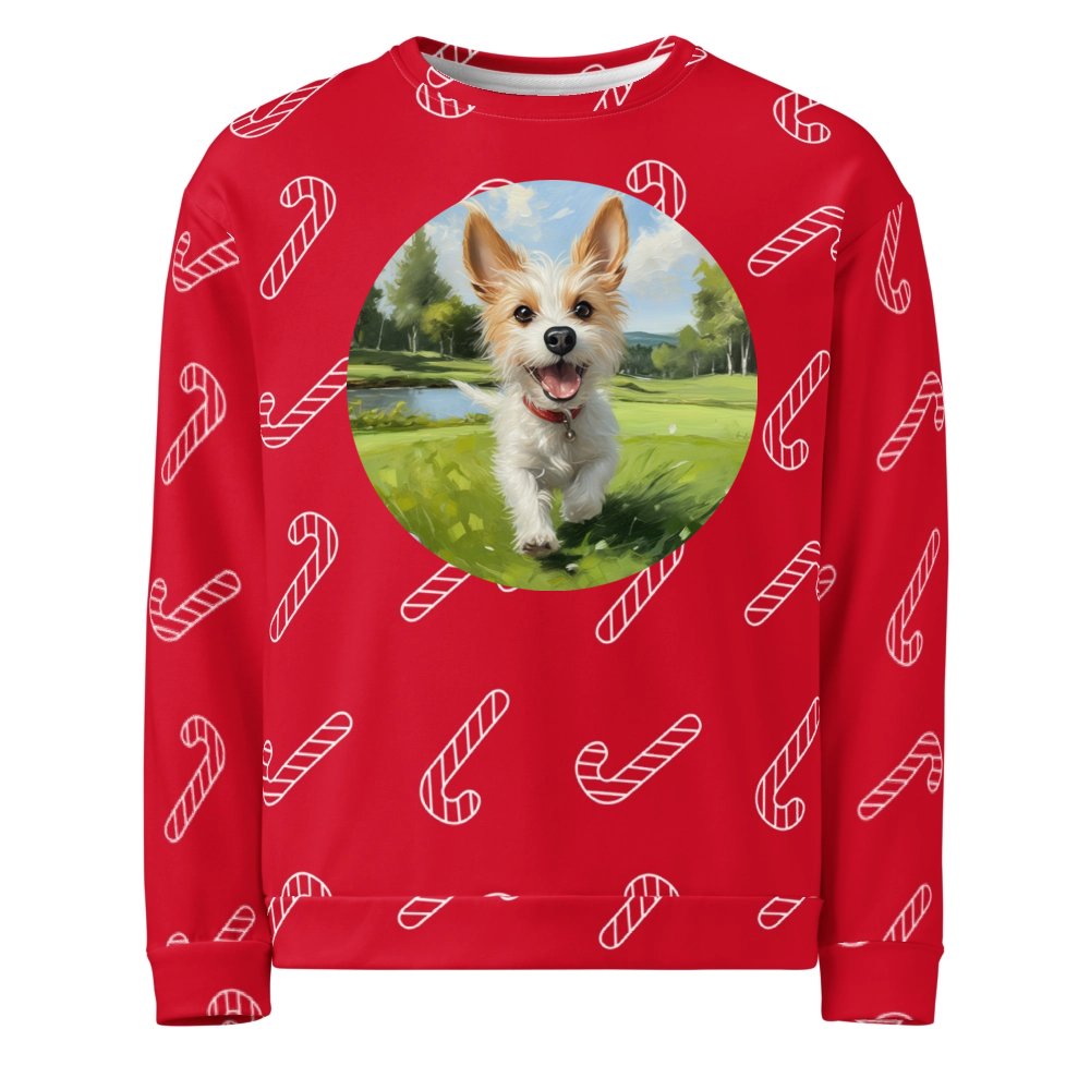 PugMug Custom Luna Ugly Christmas Sweatshirt