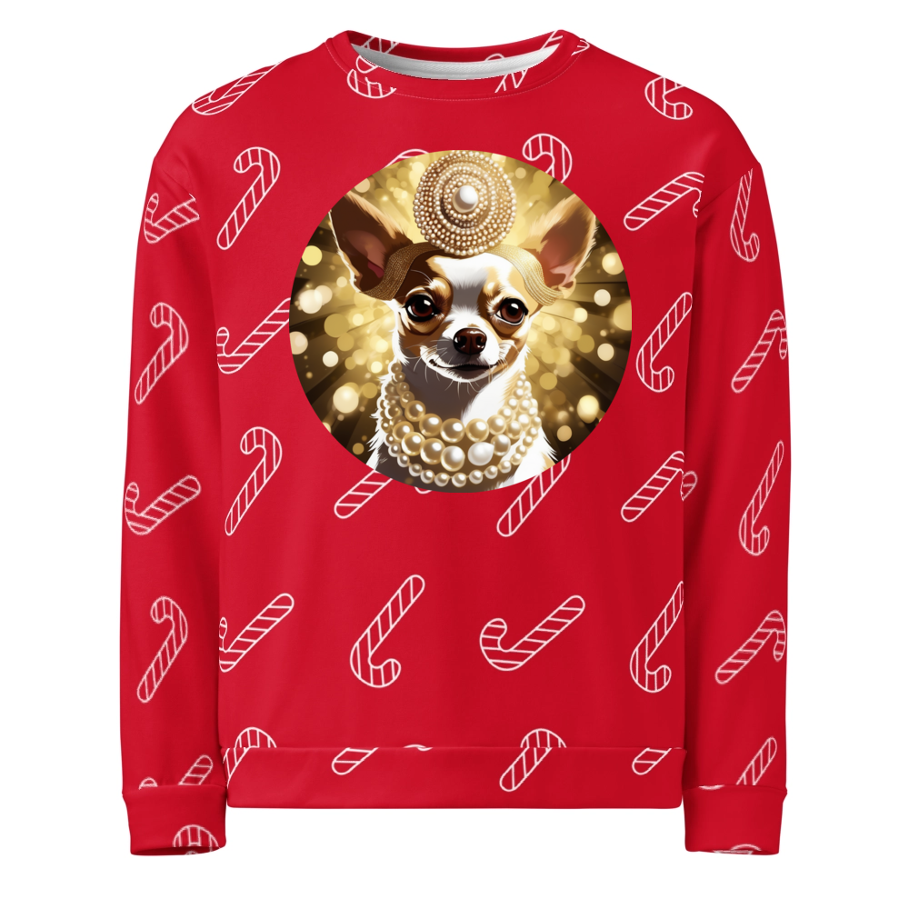 PugMug Custom Chihuahua Ugly Christmas Sweatshirt