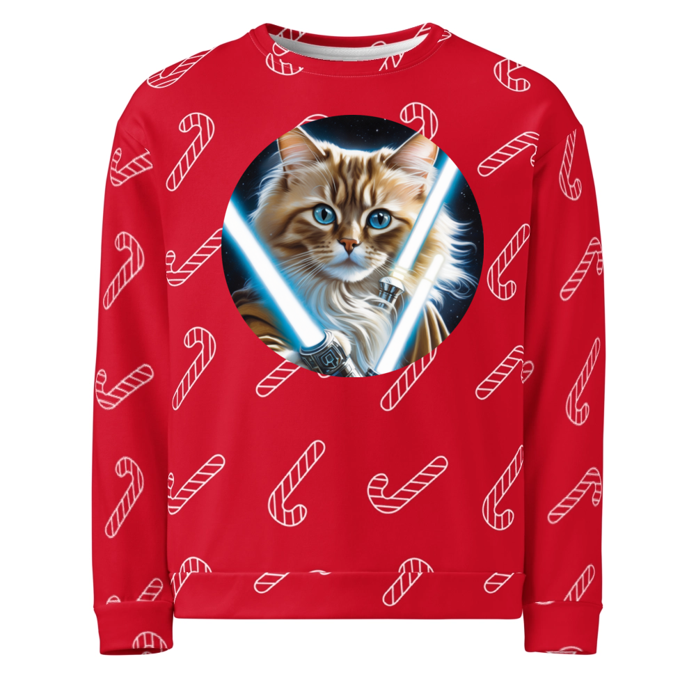 PugMug Custom Tabby Ragdoll Cat Ugly Christmas Sweatshirt