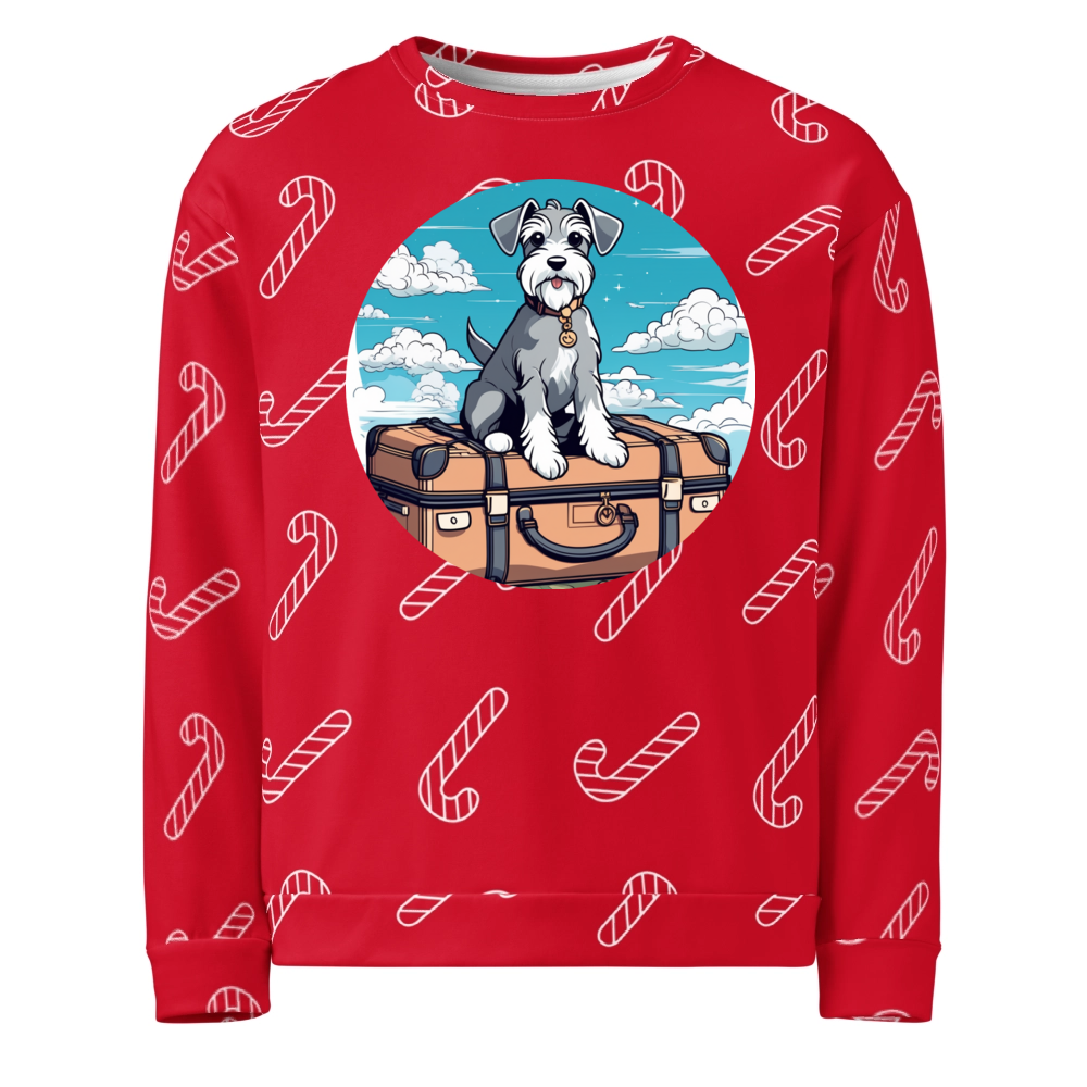 PugMug Custom Miniature Schnauzer Ugly Christmas Sweatshirt