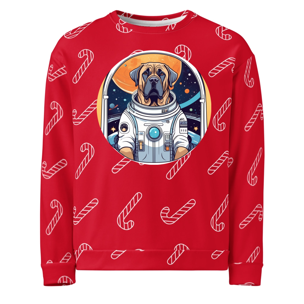 PugMug Custom Mastiff Ugly Christmas Sweatshirt