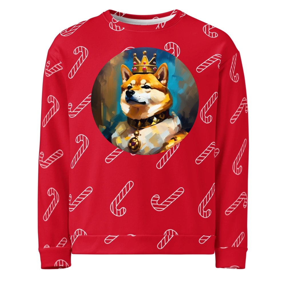 PugMug Custom Shiba Inu Ugly Christmas Sweatshirt