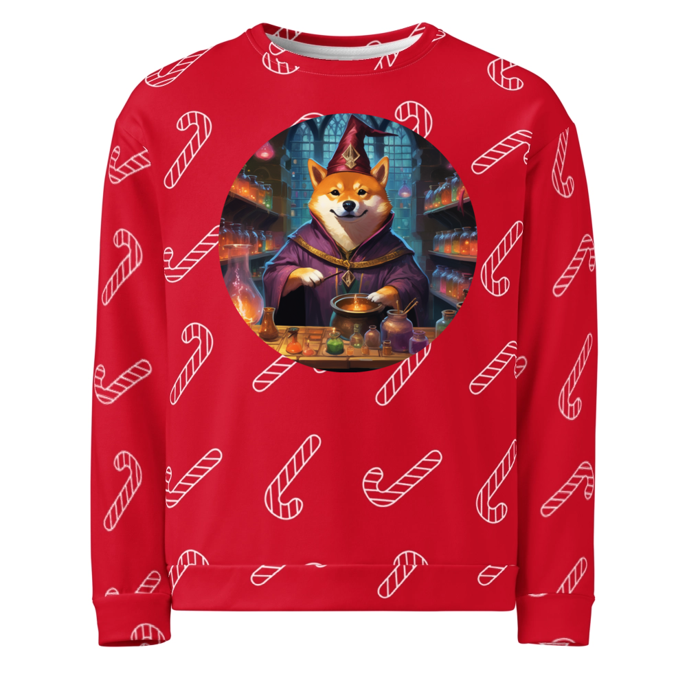 PugMug Custom Shiba Inu Ugly Christmas Sweatshirt