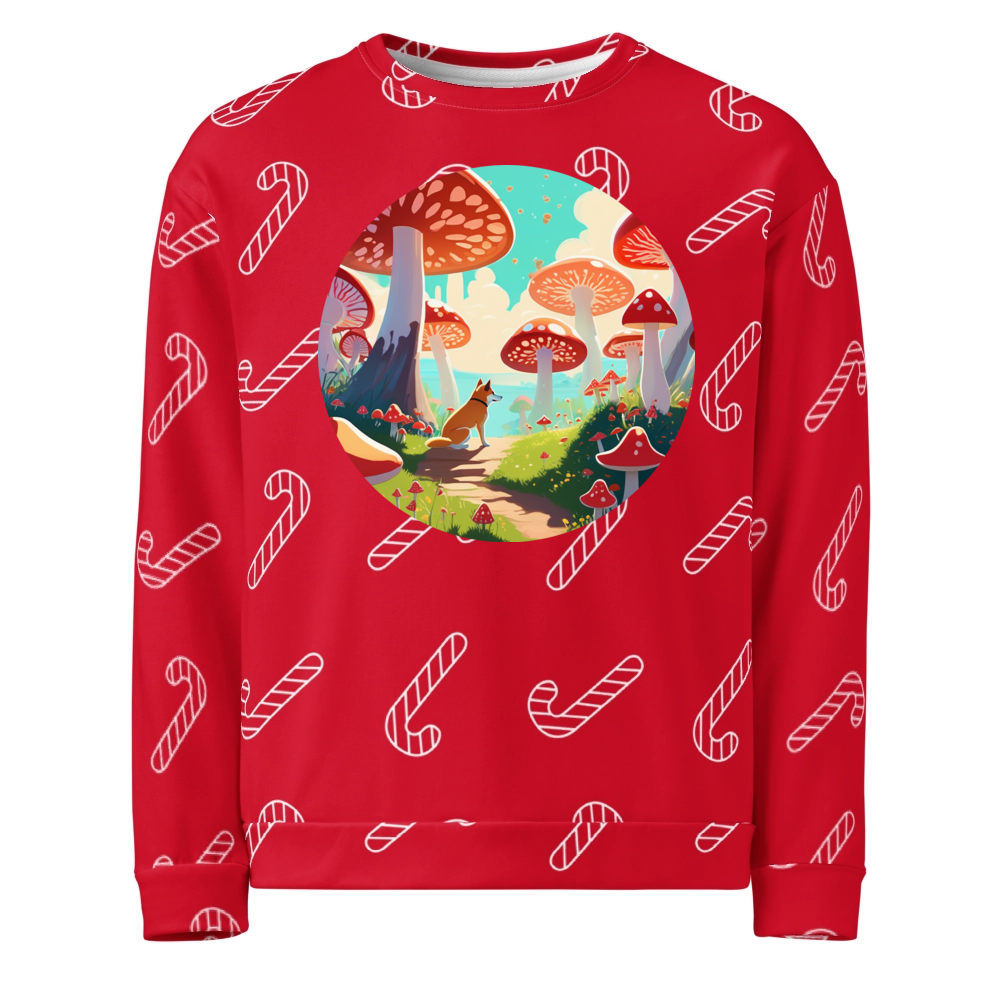 PugMug Custom Shiba Inu Ugly Christmas Sweatshirt