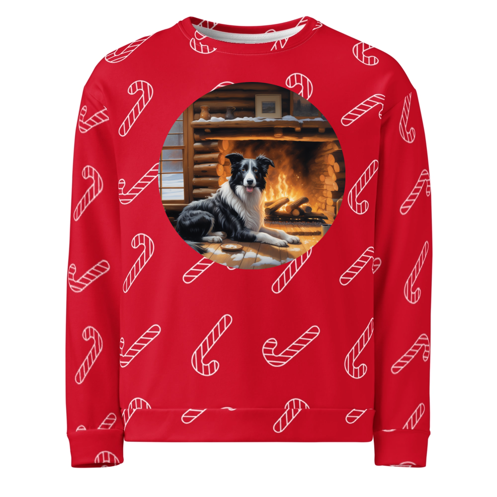 PugMug Custom Border Collie Ugly Christmas Sweatshirt