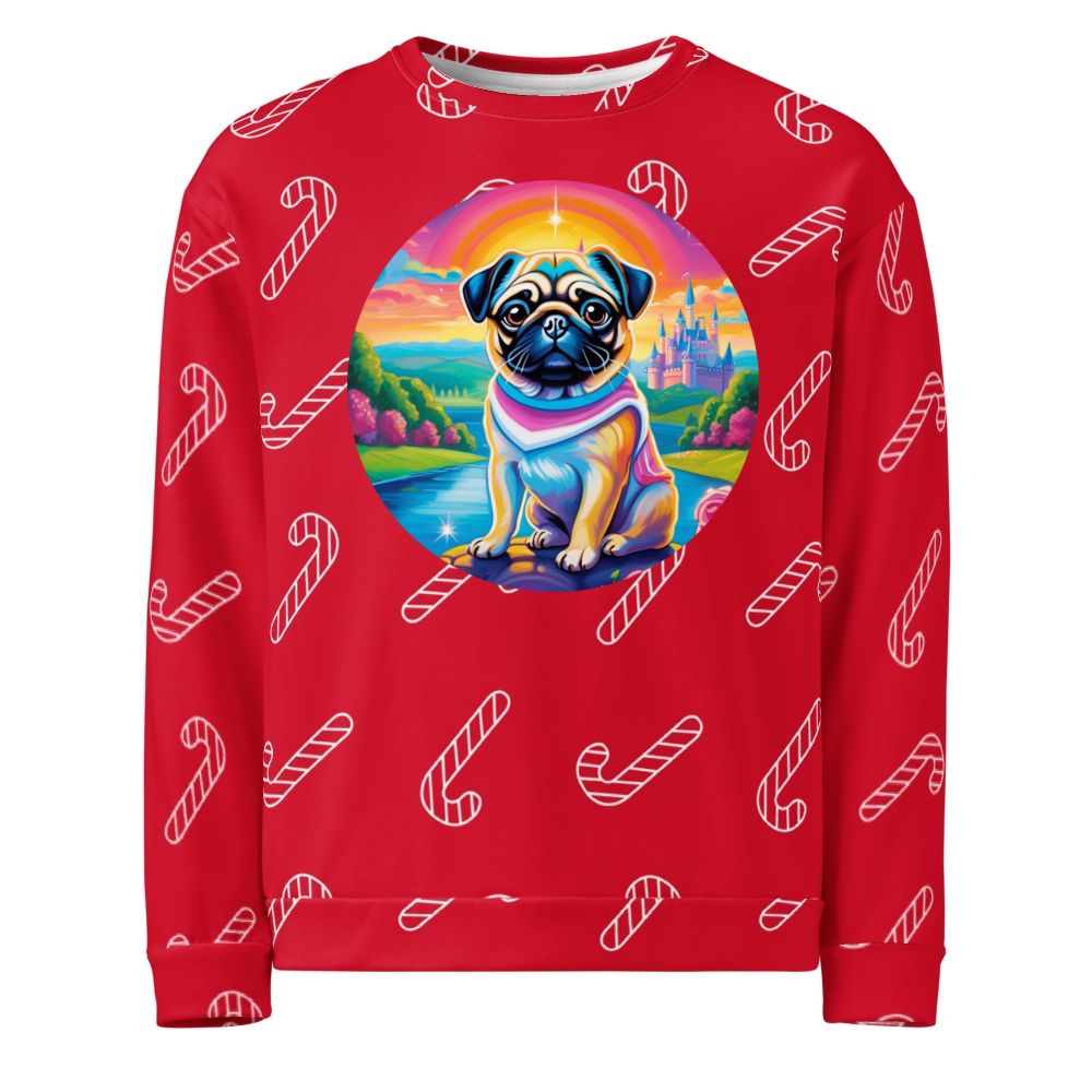 PugMug Custom Pug Ugly Christmas Sweatshirt