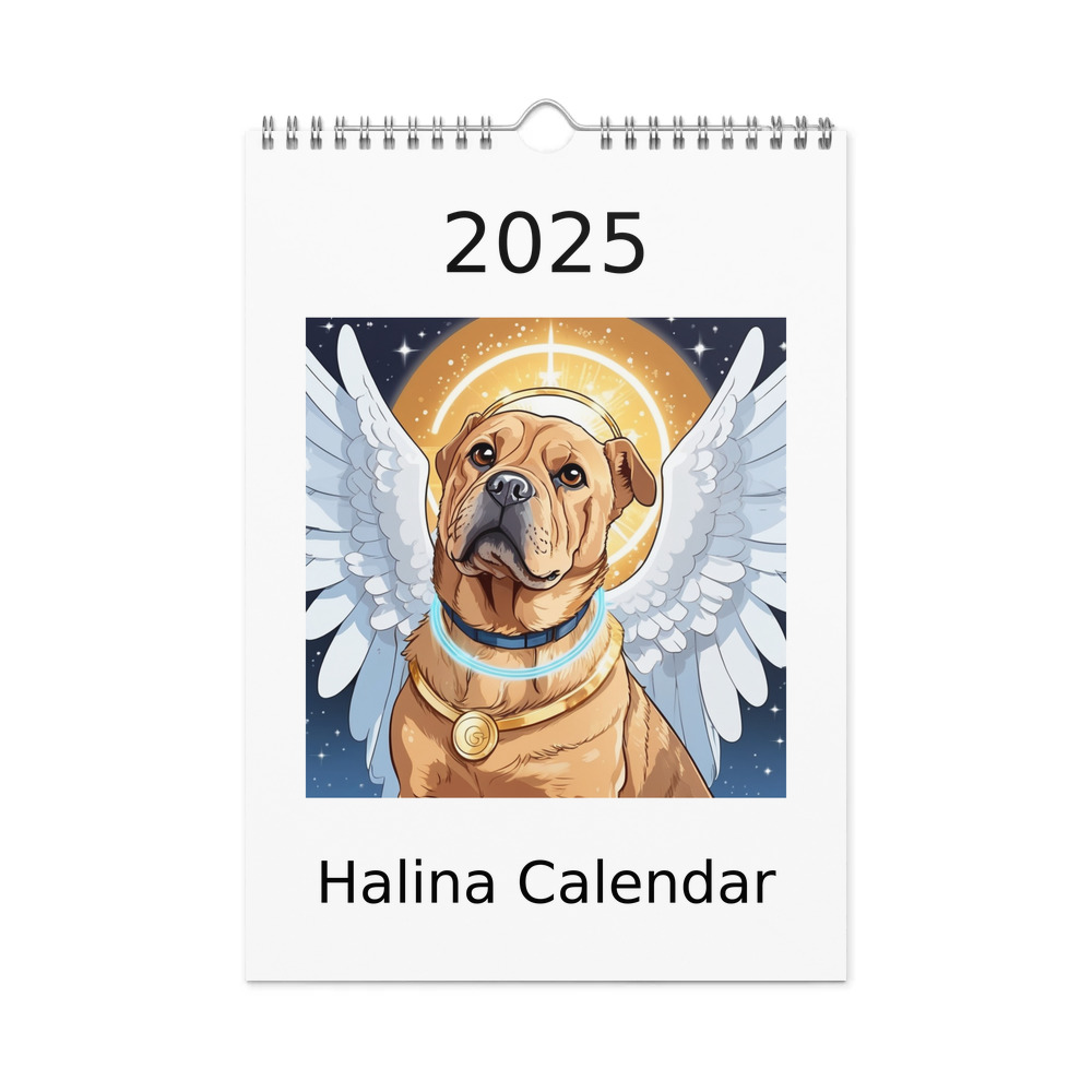PugMug Custom Halina Wall Calendar (2026)