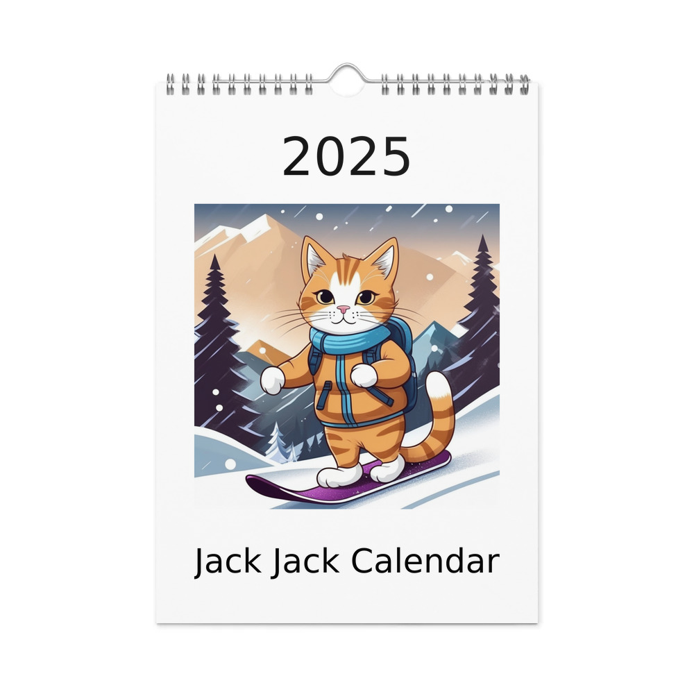PugMug Custom Jack Jack Wall Calendar (2026)