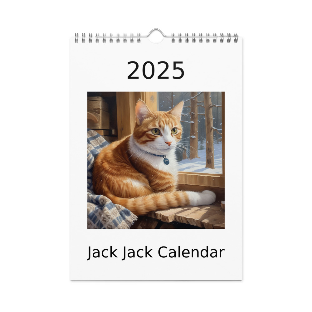 PugMug Custom Jack Jack Wall Calendar (2026)