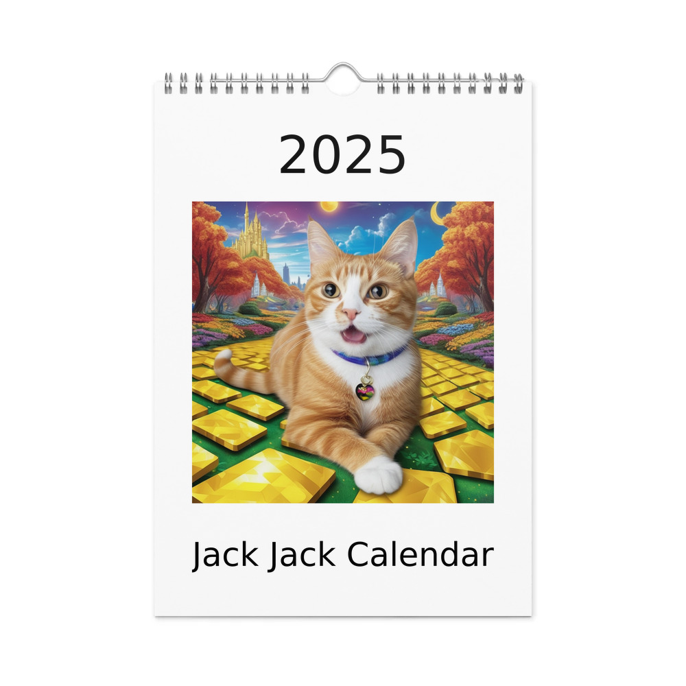 PugMug Custom Jack Jack Wall Calendar (2026)