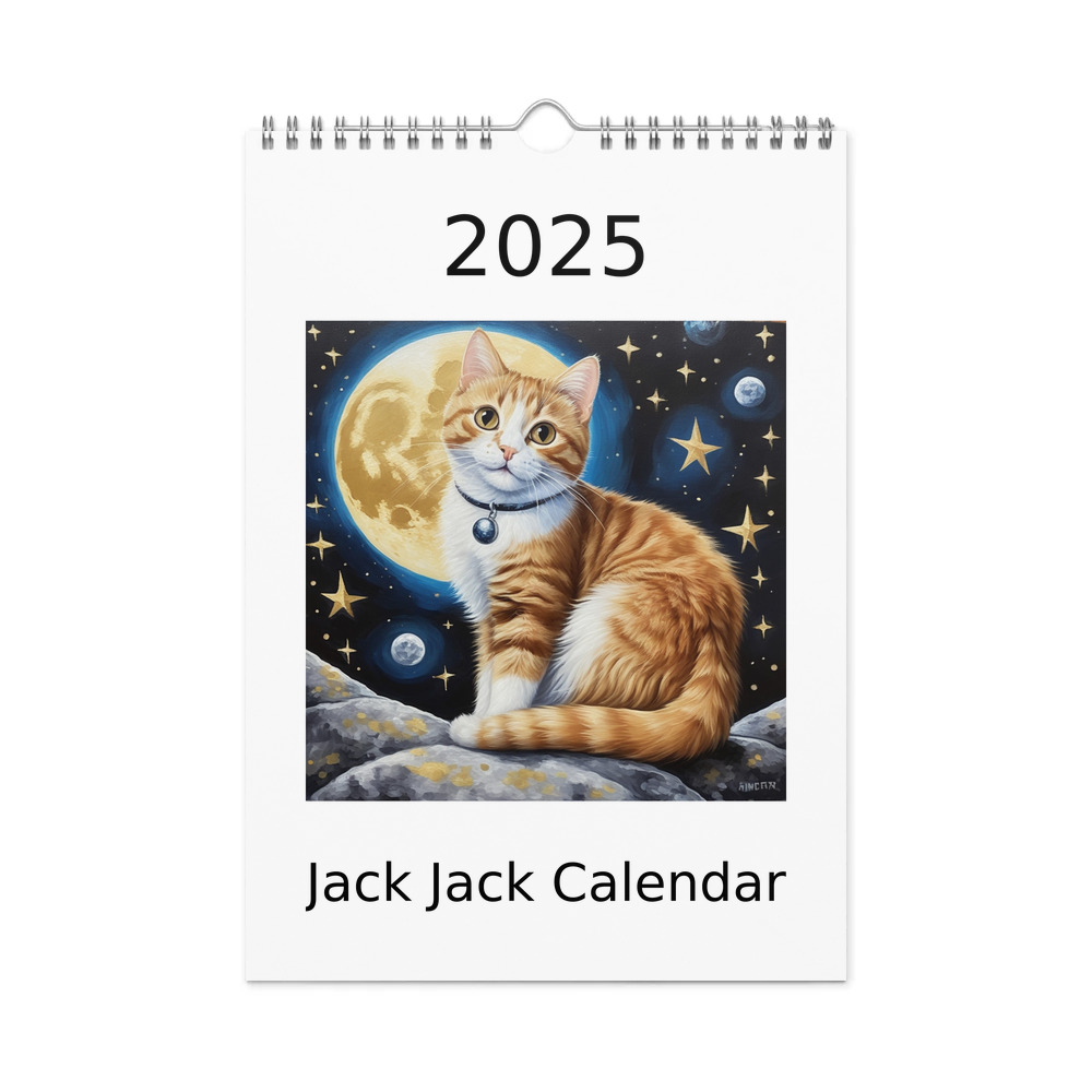 PugMug Custom Jack Jack Wall Calendar (2026)