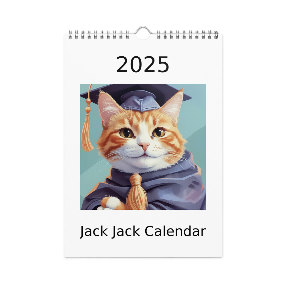 PugMug Custom Jack Jack Wall Calendar (2026)