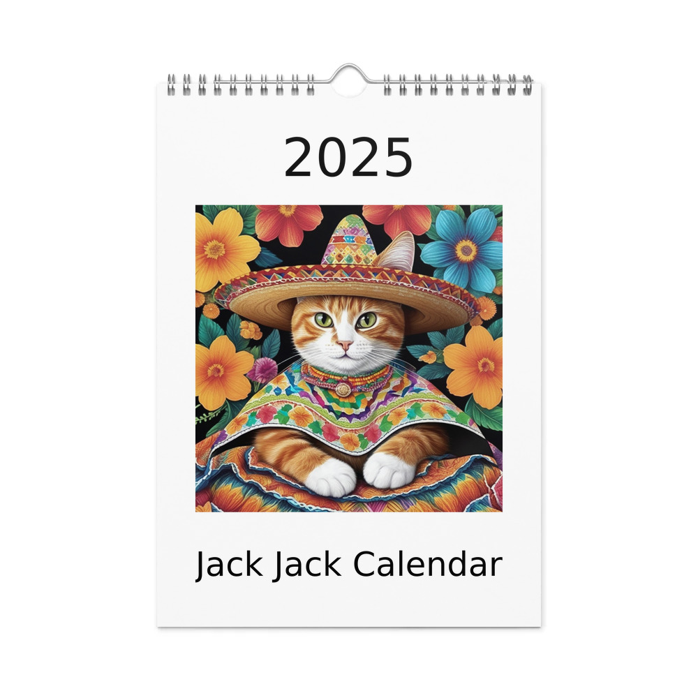 PugMug Custom Jack Jack Wall Calendar (2026)