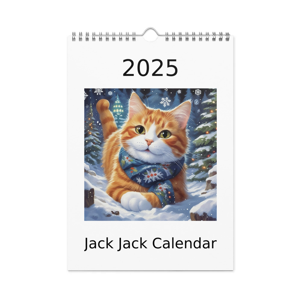 PugMug Custom Jack Jack Wall Calendar (2026)