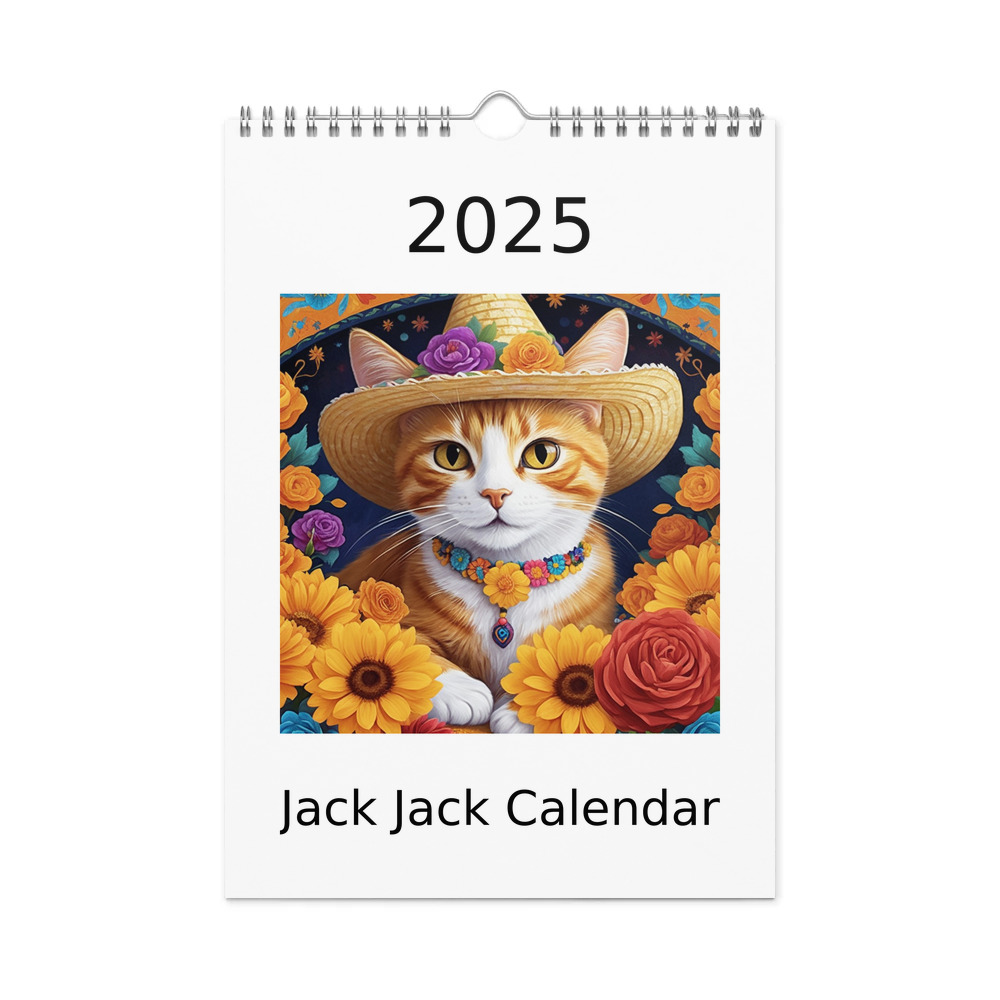 PugMug Custom Jack Jack Wall Calendar (2026)