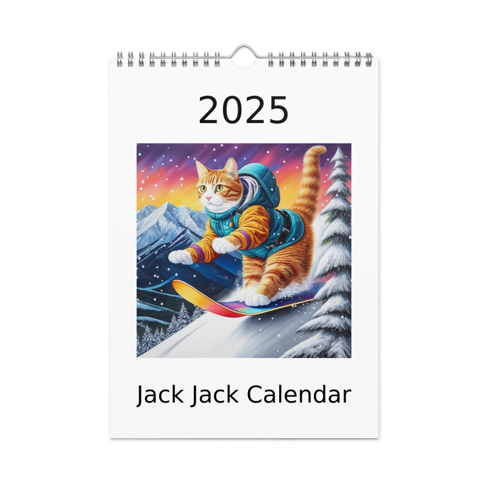 PugMug Custom Jack Jack Wall Calendar (2026)
