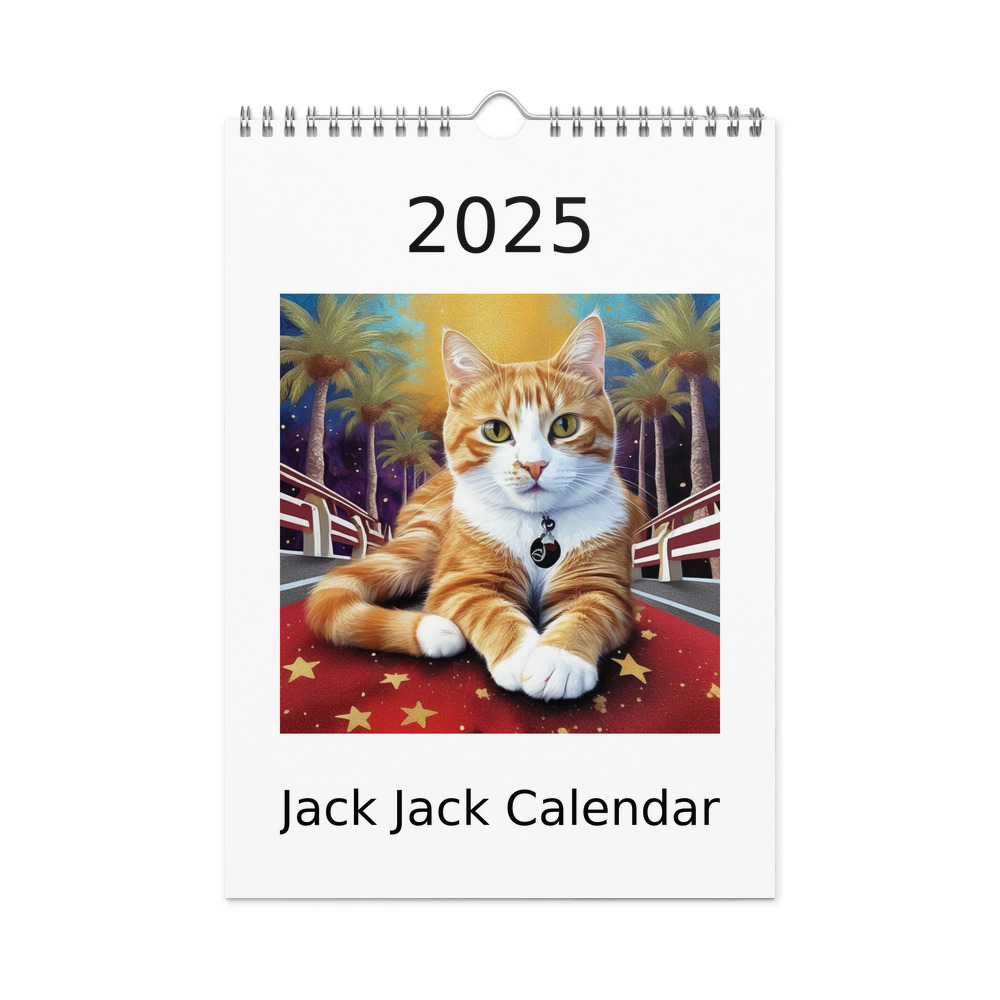 PugMug Custom Jack Jack Wall Calendar (2026)