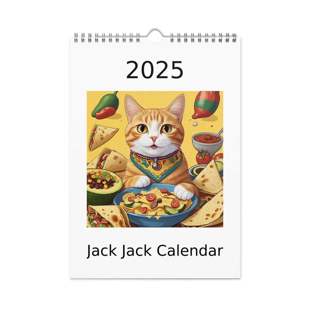 PugMug Custom Jack Jack Wall Calendar (2026)