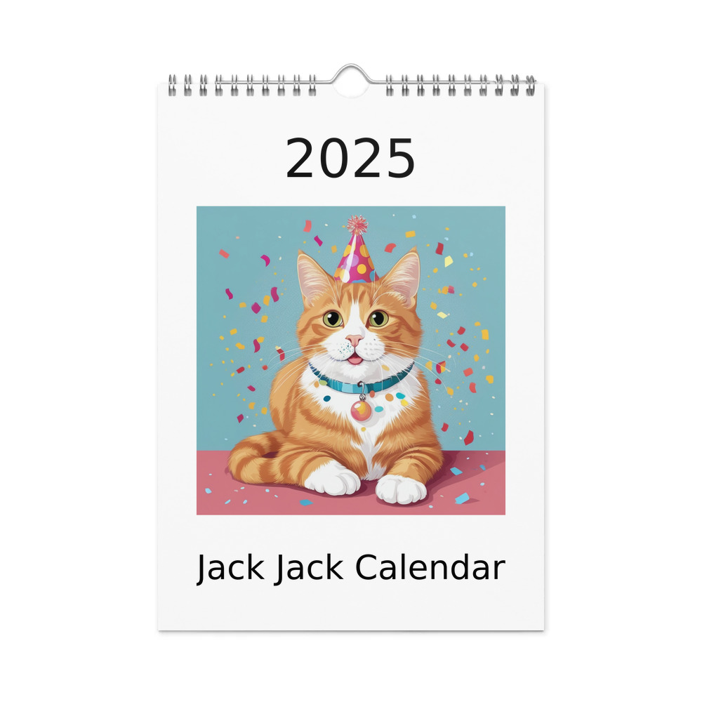 PugMug Custom Jack Jack Wall Calendar (2026)