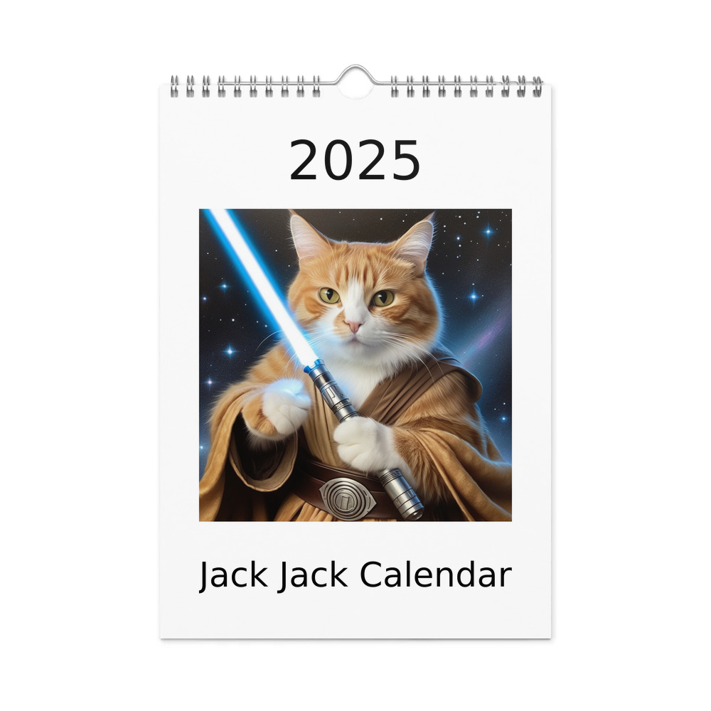 PugMug Custom Jack Jack Wall Calendar (2026)
