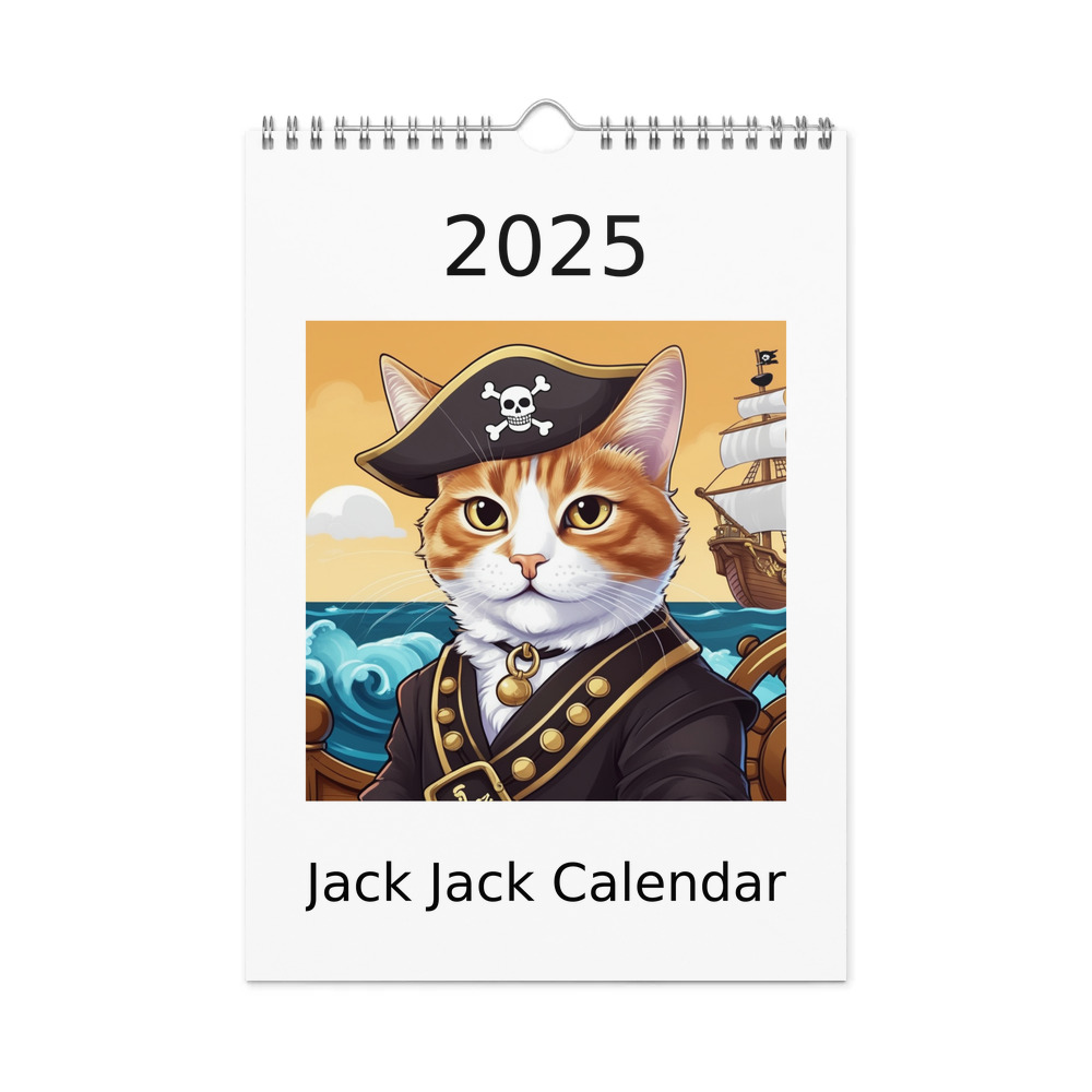 PugMug Custom Jack Jack Wall Calendar (2026)