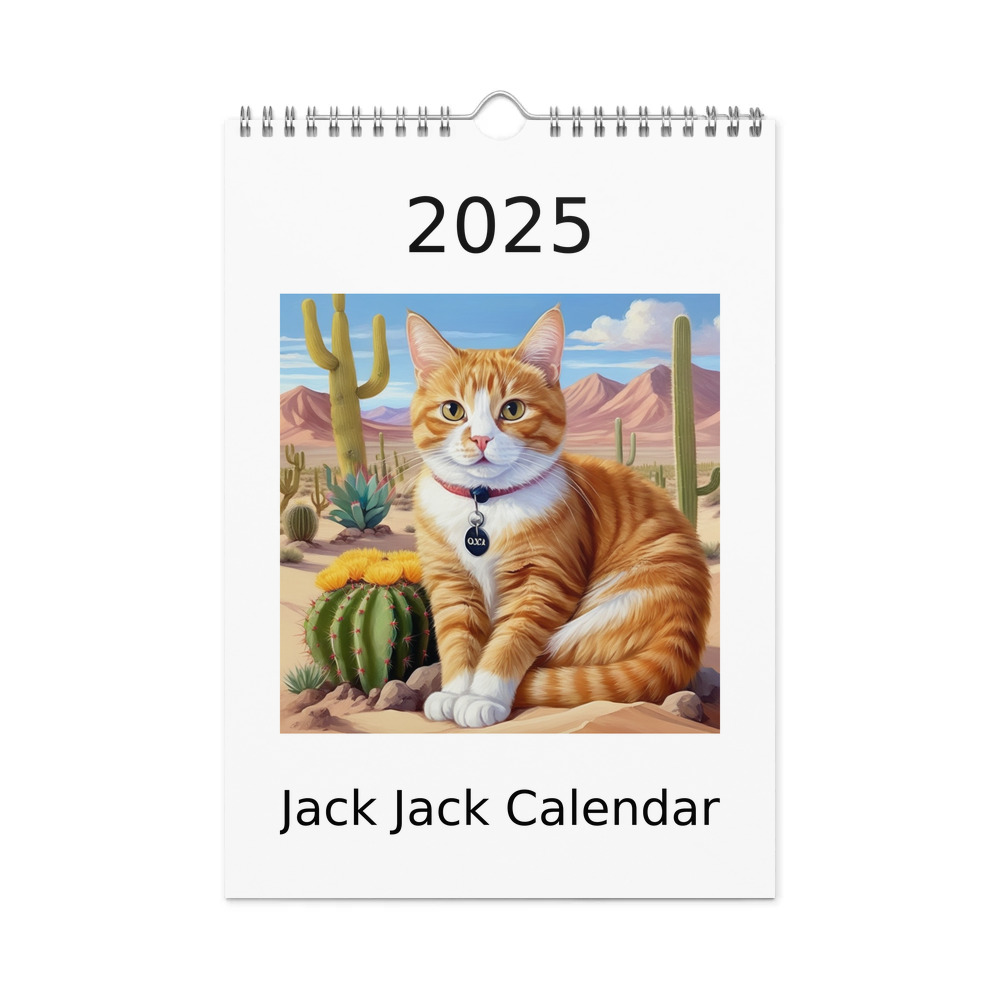 PugMug Custom Jack Jack Wall Calendar (2026)