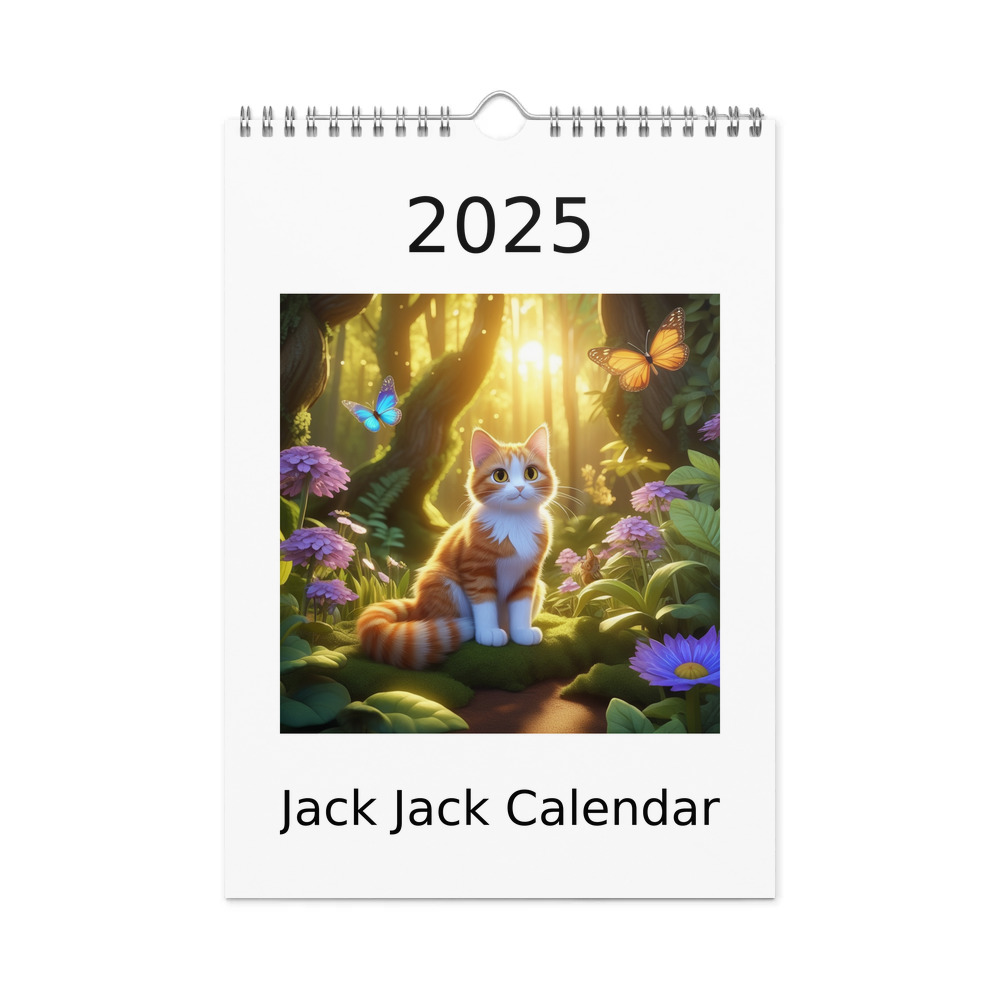 PugMug Custom Jack Jack Wall Calendar (2026)