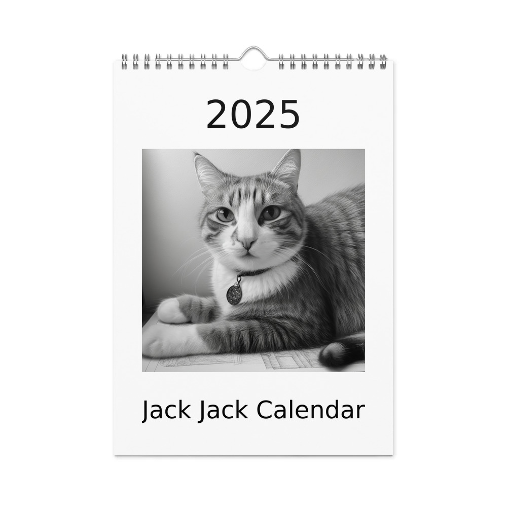 PugMug Custom Jack Jack Wall Calendar (2026)