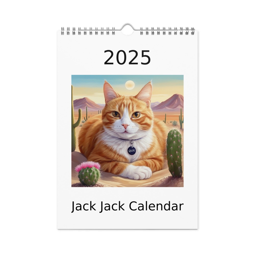 PugMug Custom Jack Jack Wall Calendar (2026)