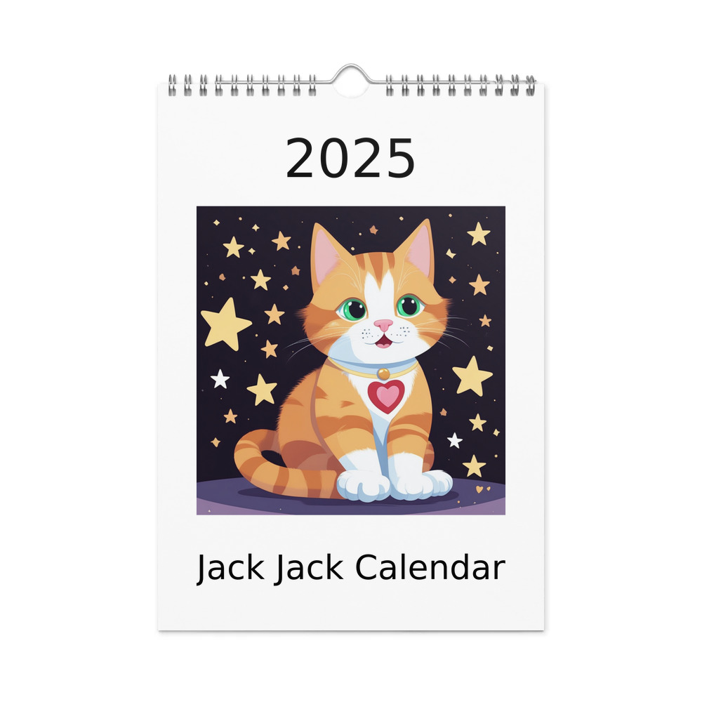 PugMug Custom Jack Jack Wall Calendar (2026)