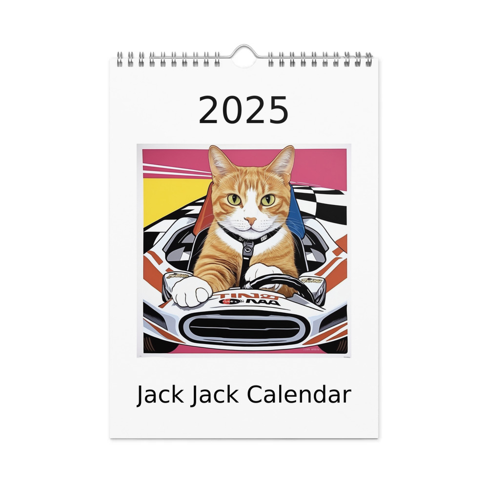 PugMug Custom Jack Jack Wall Calendar (2026)