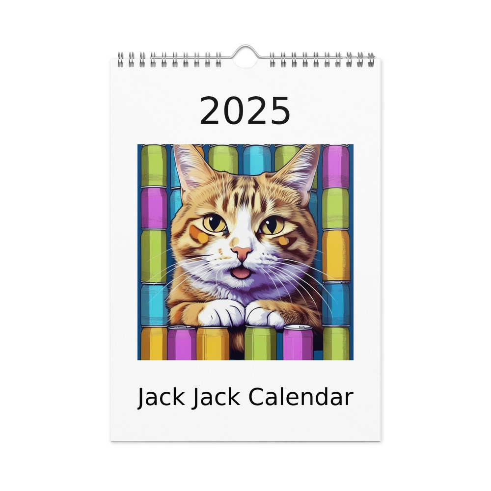 PugMug Custom Jack Jack Wall Calendar (2026)
