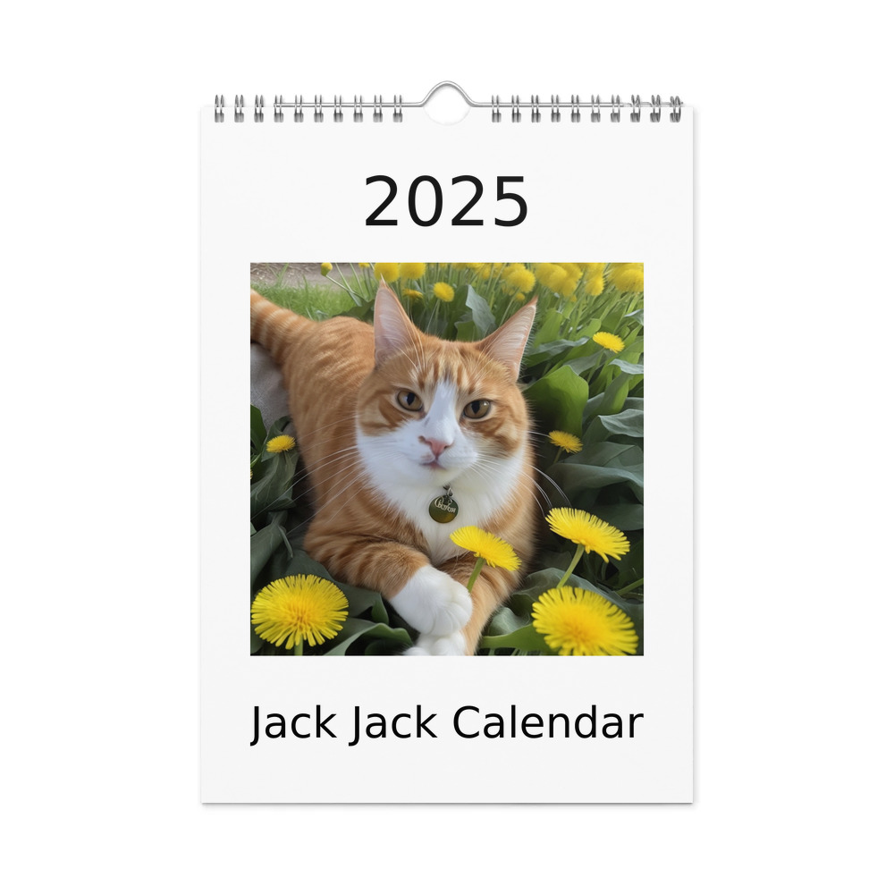 PugMug Custom Jack Jack Wall Calendar (2026)