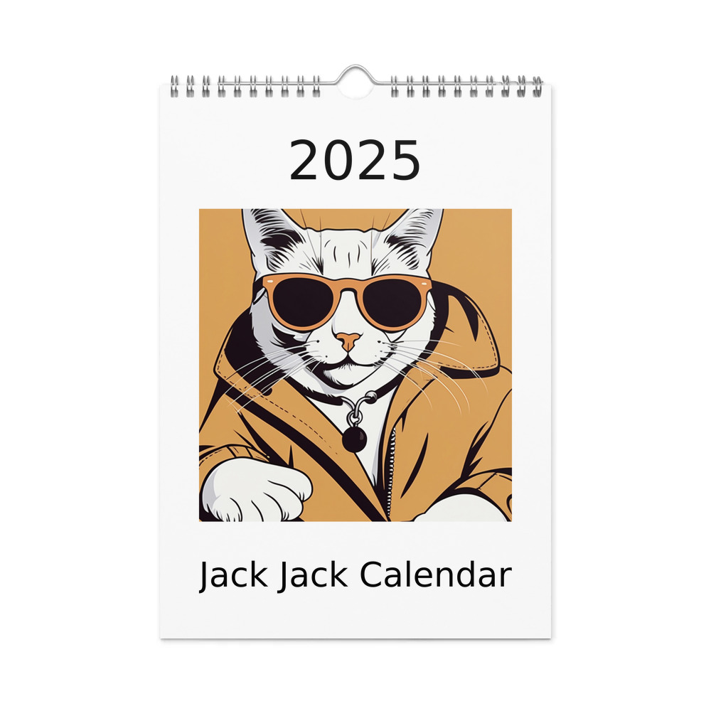 PugMug Custom Jack Jack Wall Calendar (2026)