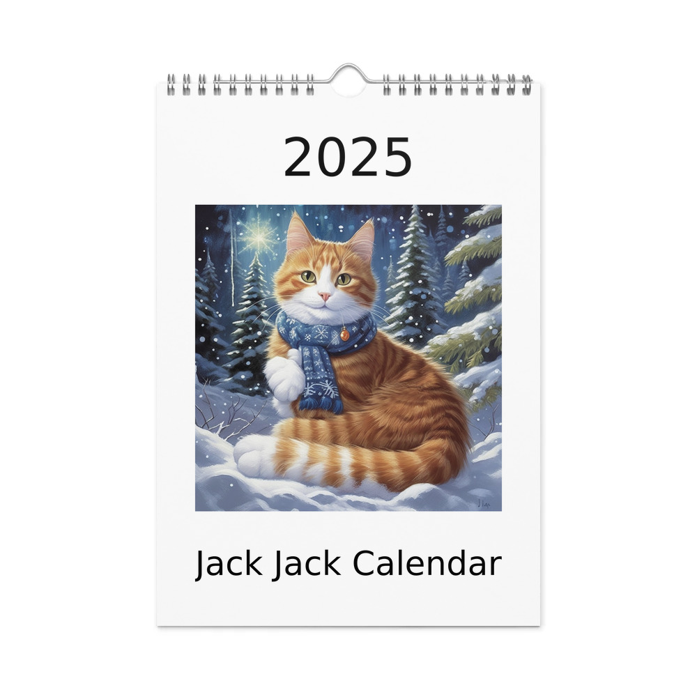 PugMug Custom Jack Jack Wall Calendar (2026)