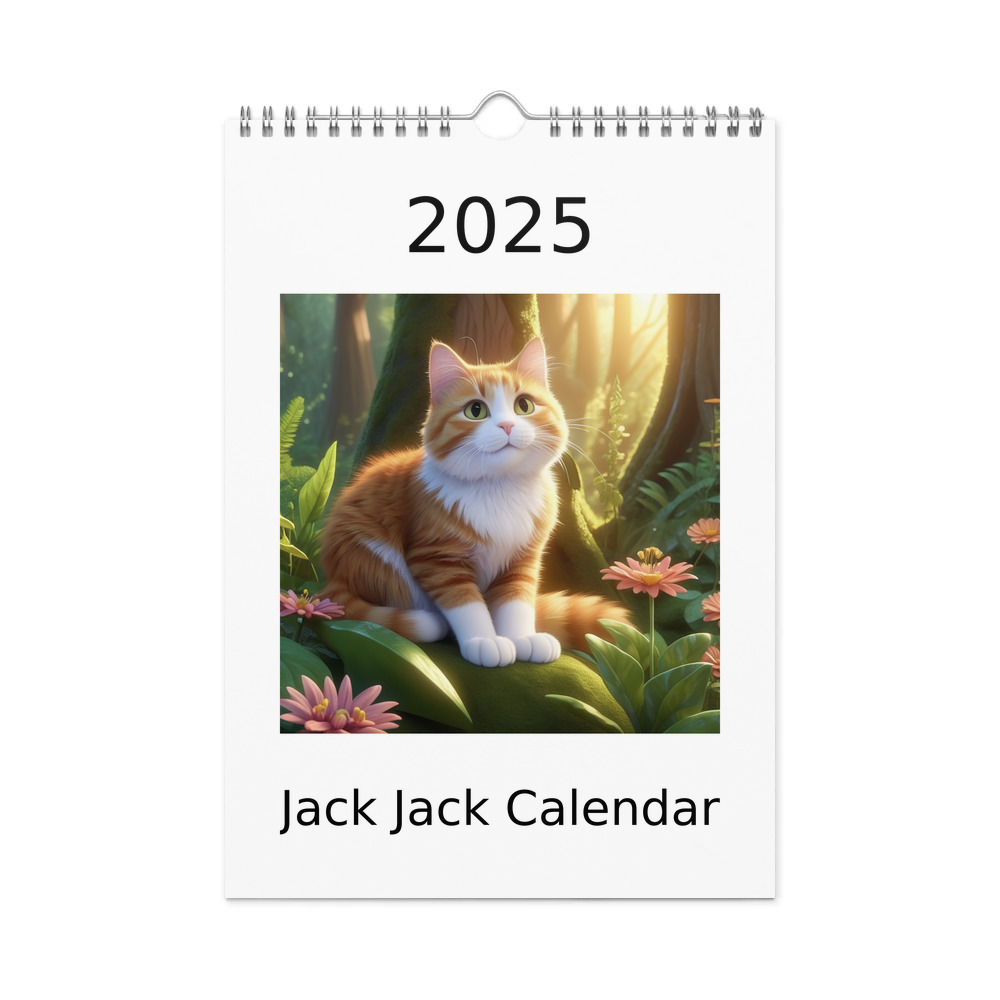 PugMug Custom Jack Jack Wall Calendar (2026)