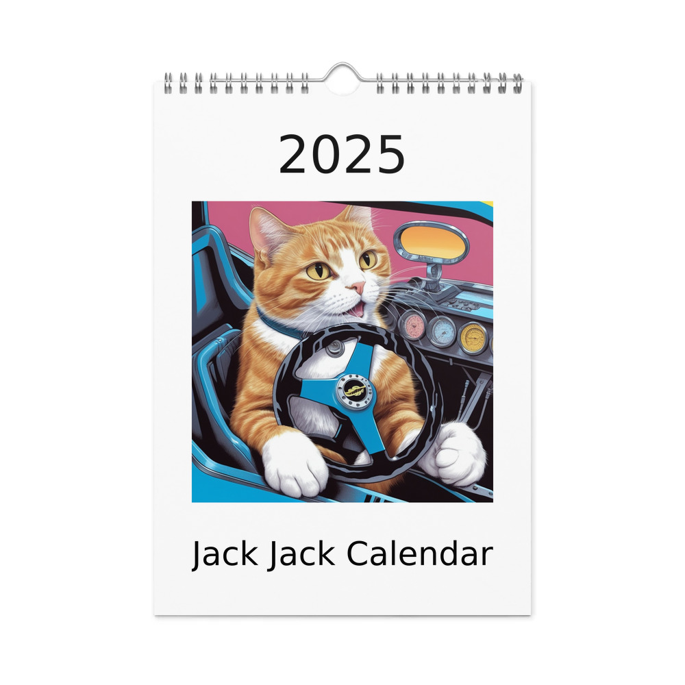 PugMug Custom Jack Jack Wall Calendar (2026)