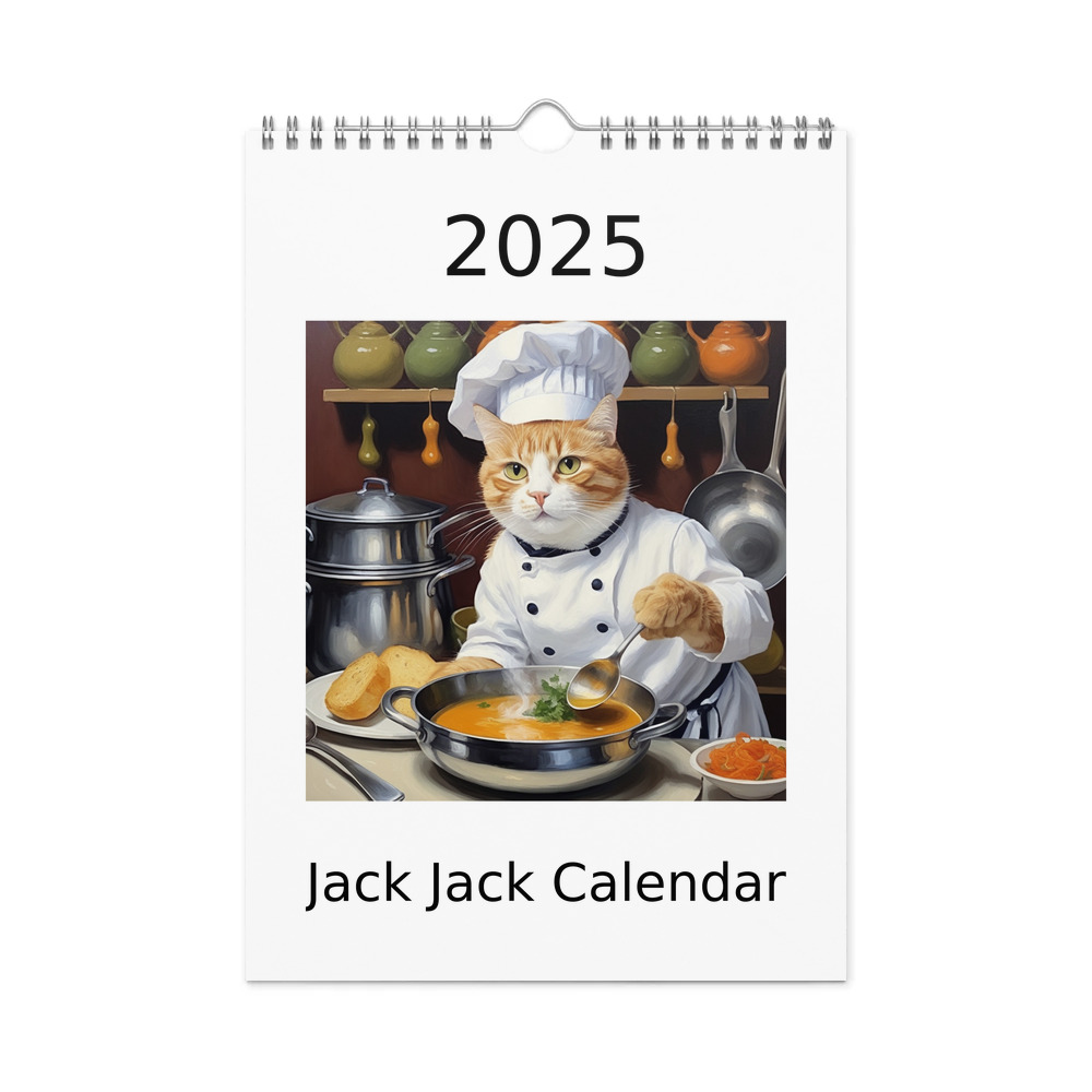 PugMug Custom Jack Jack Wall Calendar (2026)