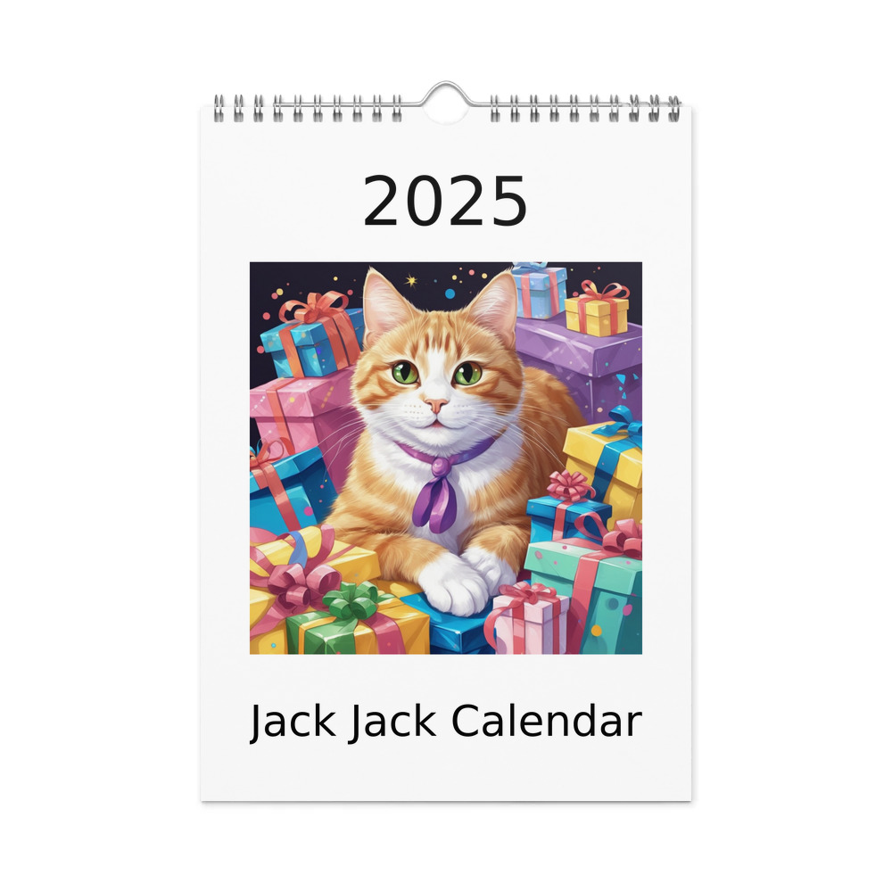 PugMug Custom Jack Jack Wall Calendar (2026)