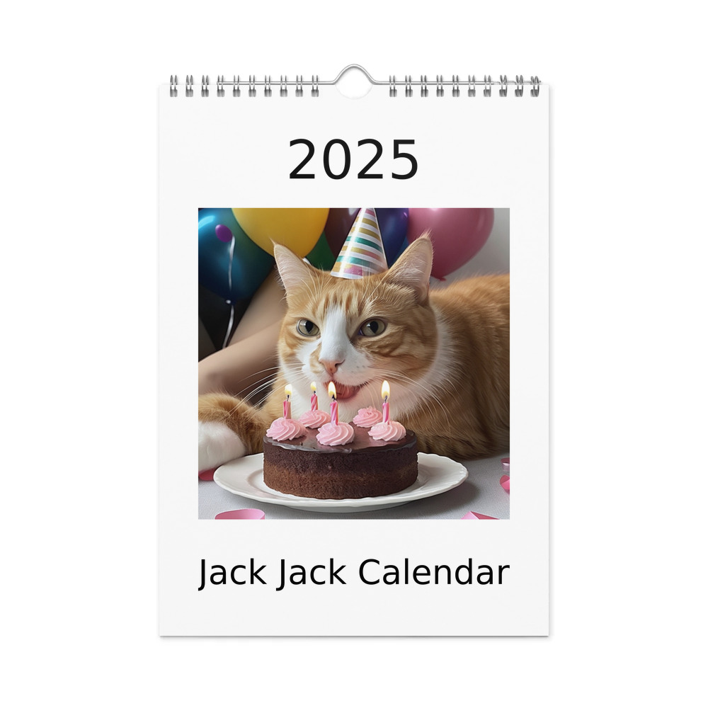 PugMug Custom Jack Jack Wall Calendar (2026)