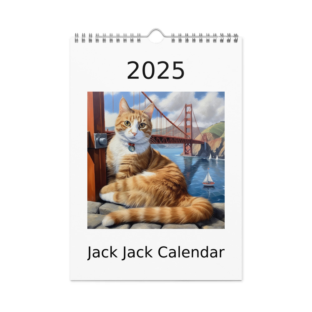 PugMug Custom Jack Jack Wall Calendar (2026)