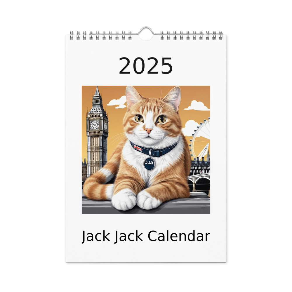 PugMug Custom Jack Jack Wall Calendar (2026)