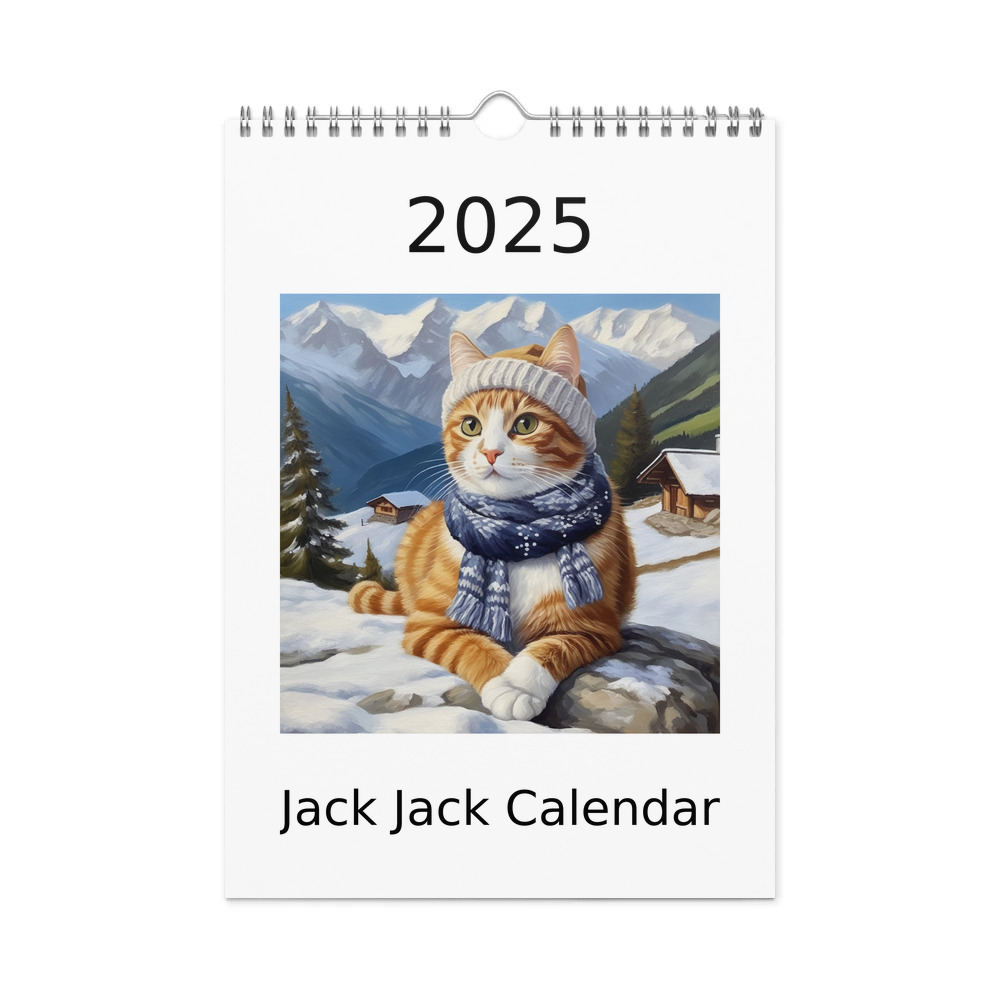 PugMug Custom Jack Jack Wall Calendar (2026)