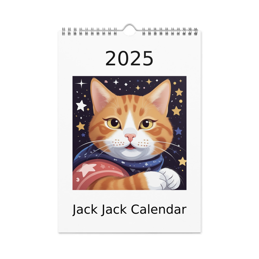 PugMug Custom Jack Jack Wall Calendar (2026)